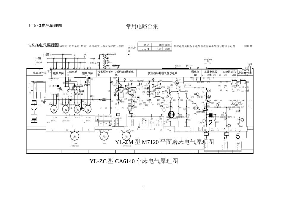 机床电气原理图常用合集_第1页