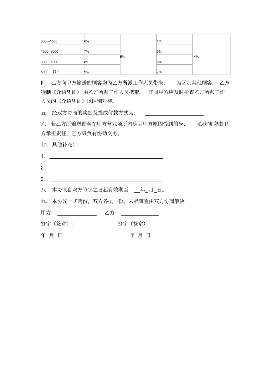 旅行社与景区购物场所合作协议_第2页