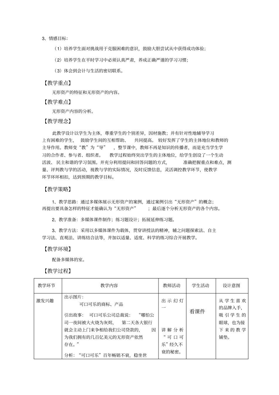 无形资产时教学设计_第2页