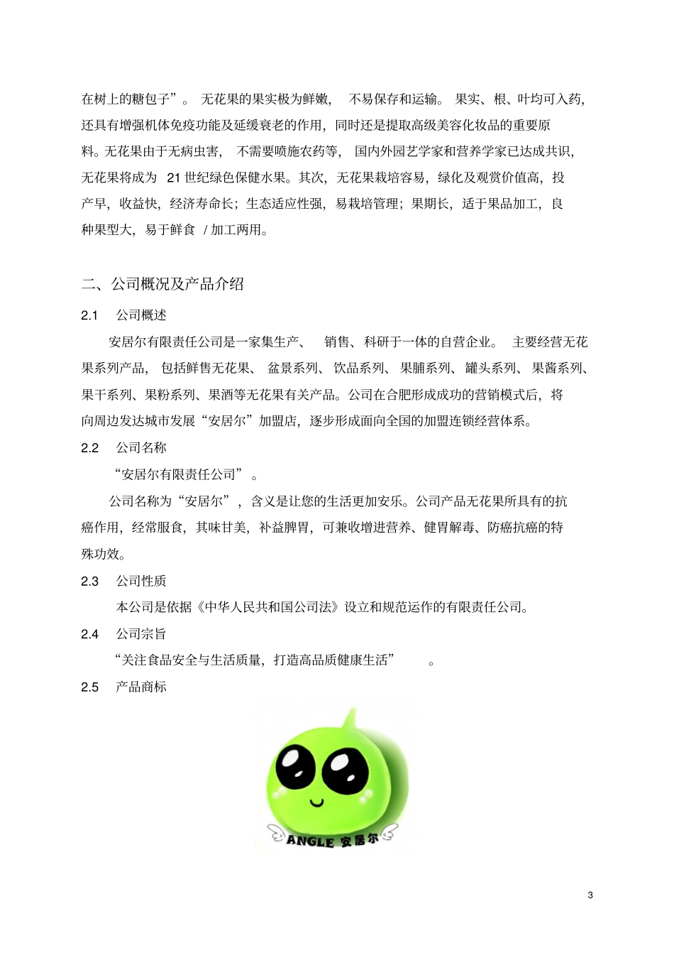 无花果项目商业计划书_第3页