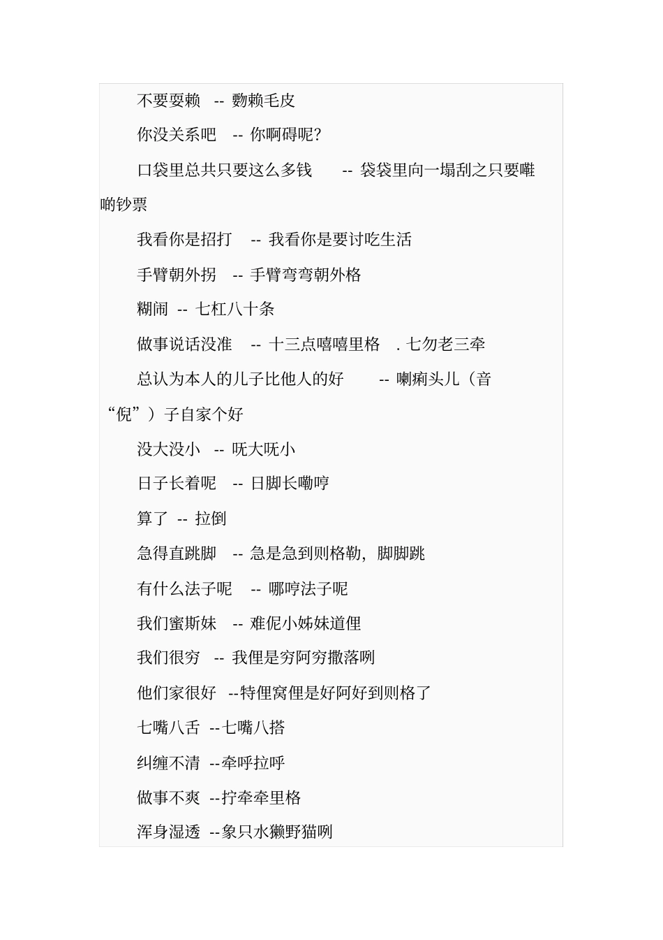 无锡话日常用语_第3页