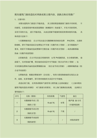既有建筑门窗改造
