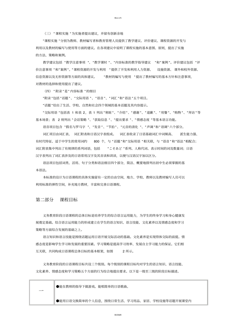日语课程标准_第3页