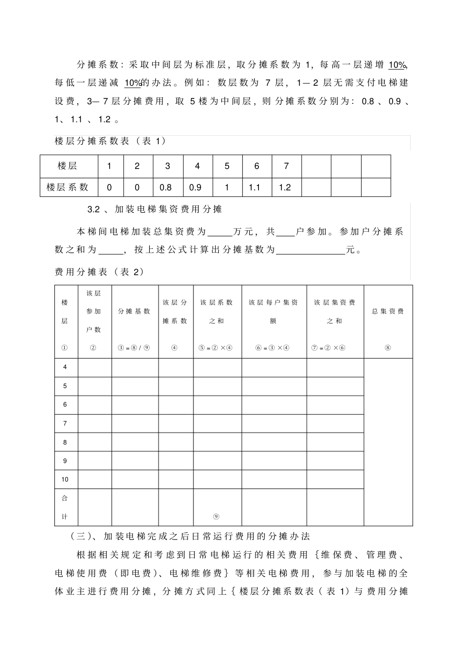 旧楼加装电梯项目协议书_第3页