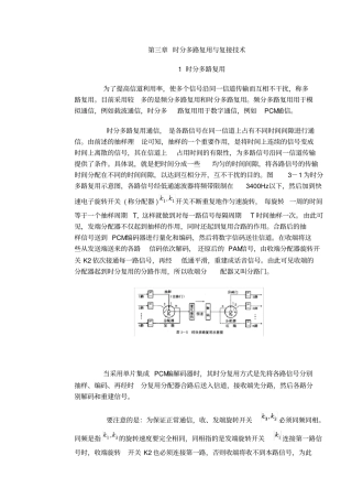 时分多路复用与复接技术