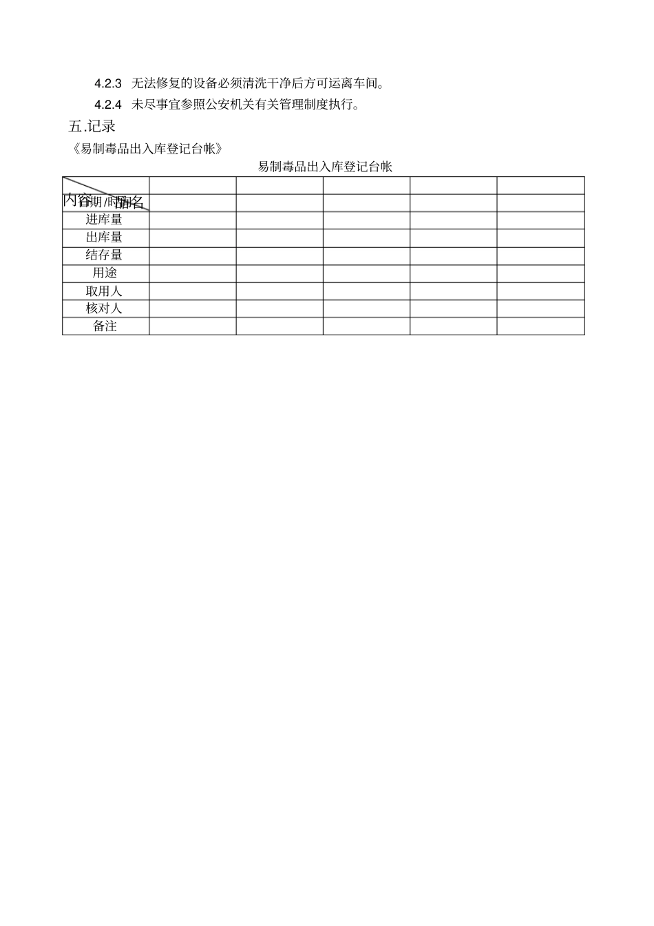 易制毒品安全管理制度_第2页