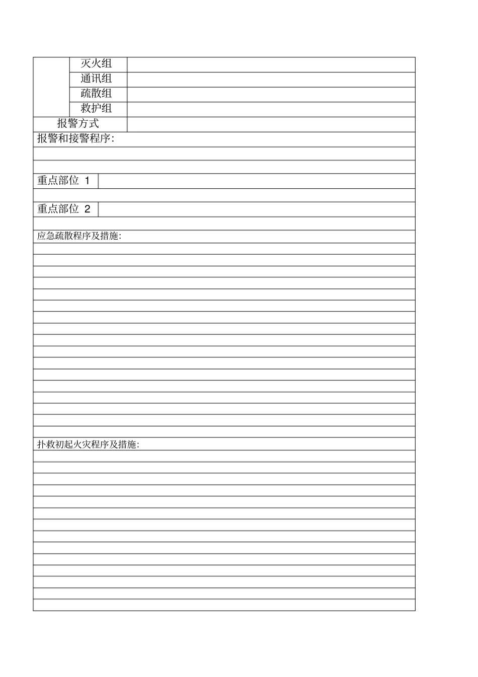 星级酒店消防管理常用表格全套32_第3页