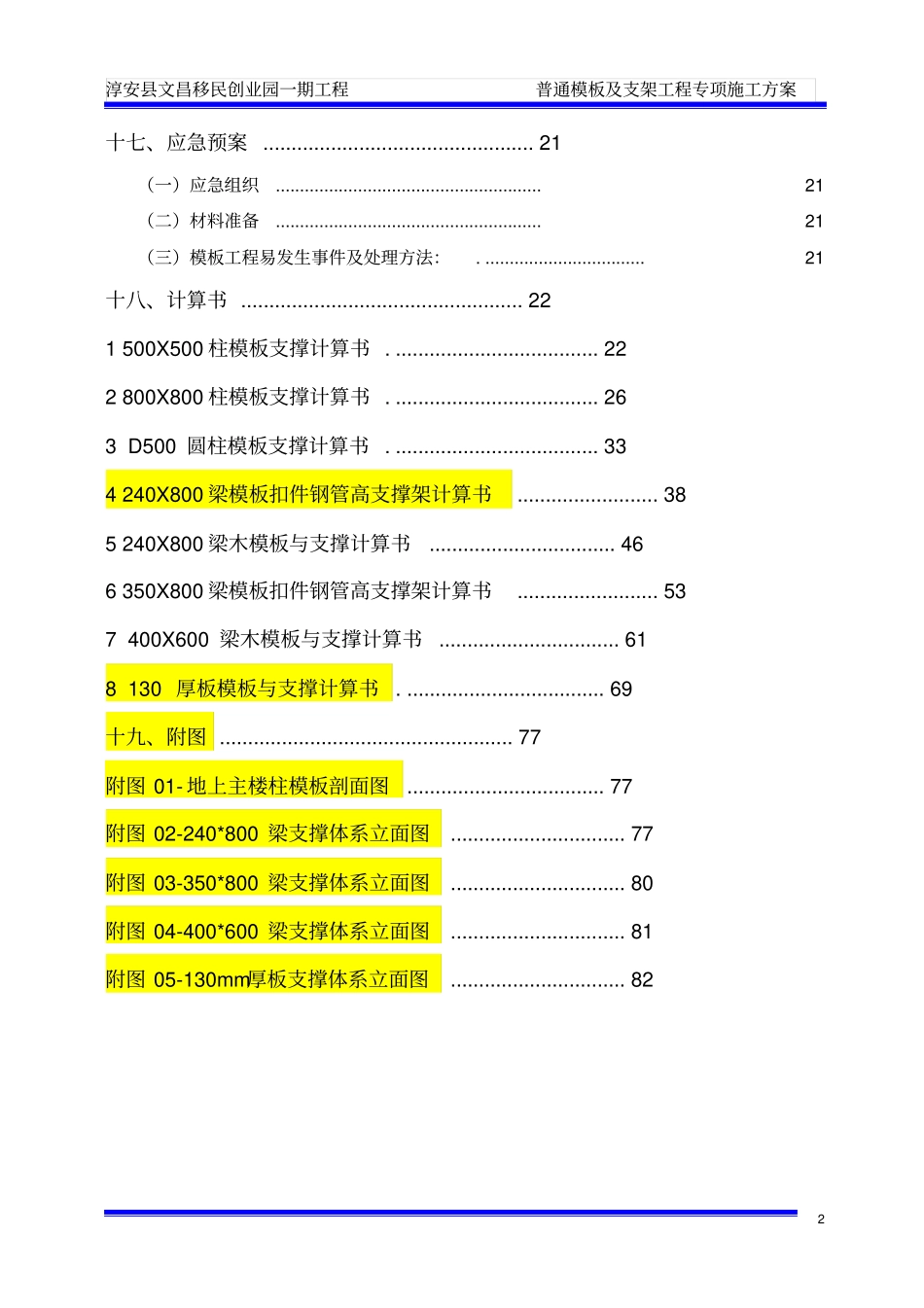 普通模板及支架工程专项施工方案!分析_第2页