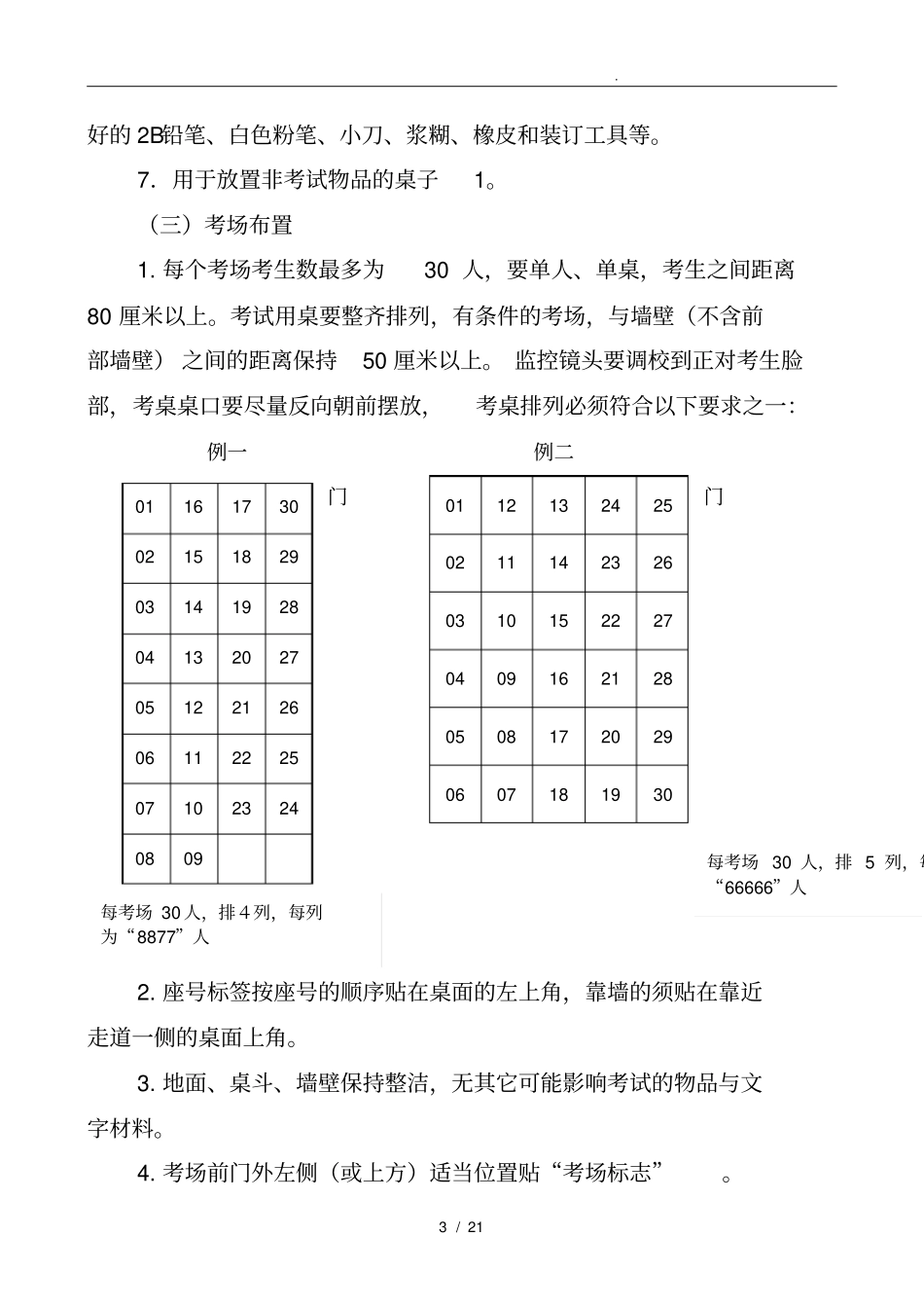 普通高中考试考务细则_第3页