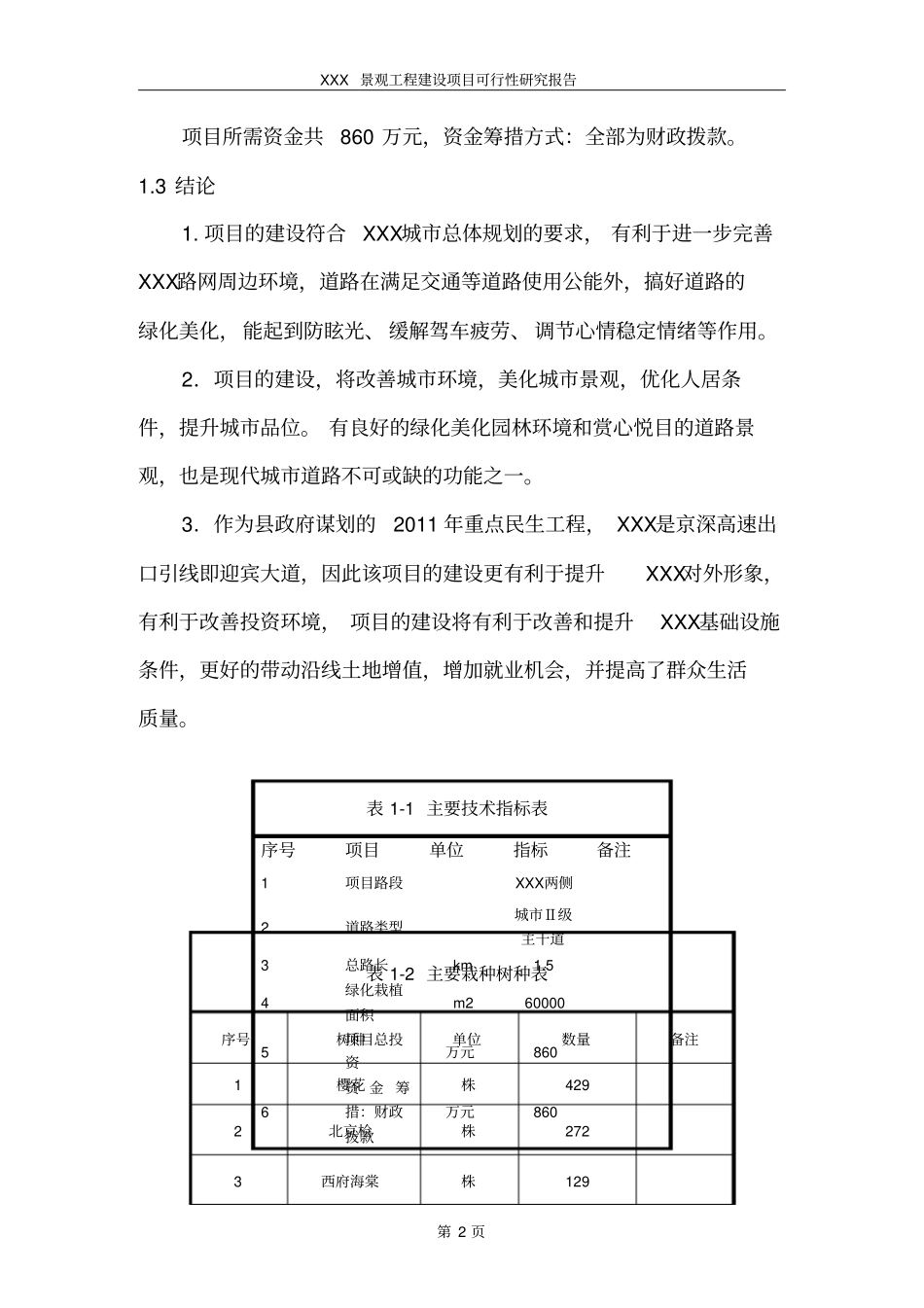 景观工程项目可行性研究报告_第2页