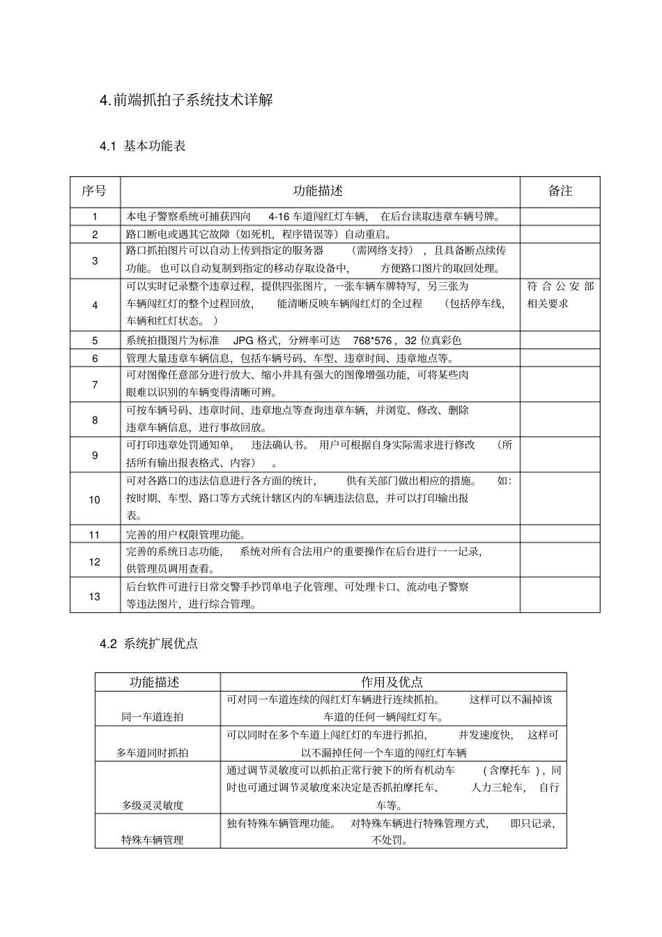 智能交通-电子警察子系统综合解决技术方案_第3页