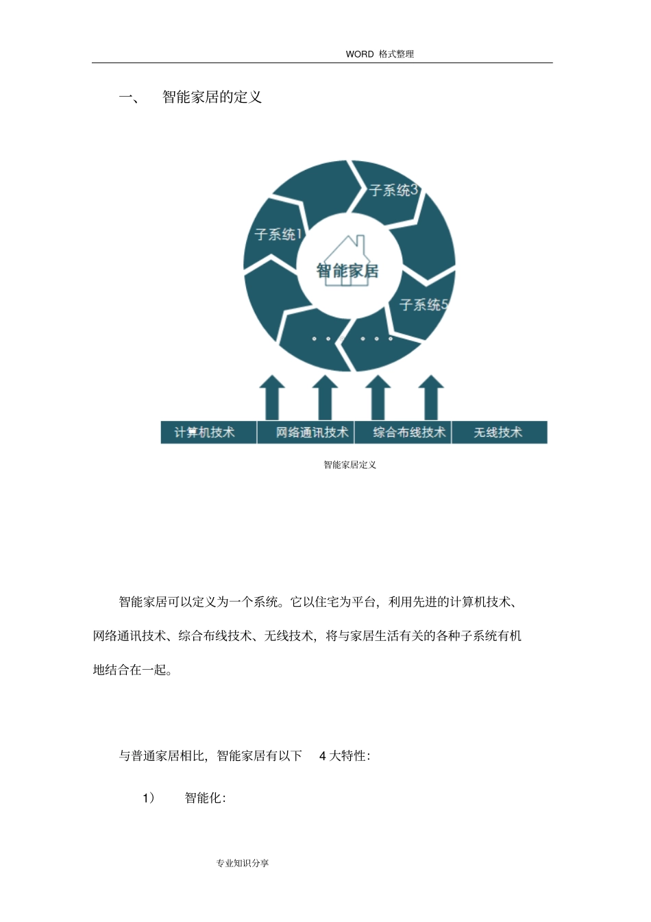 智能化家居解决方案报告__家用型_第1页