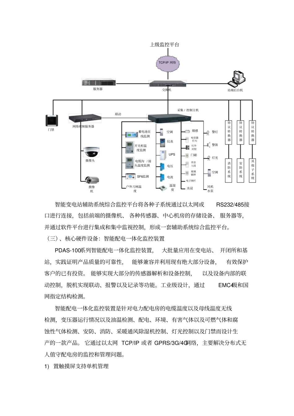 智能变电站辅助系统综合监控平台介绍_第2页