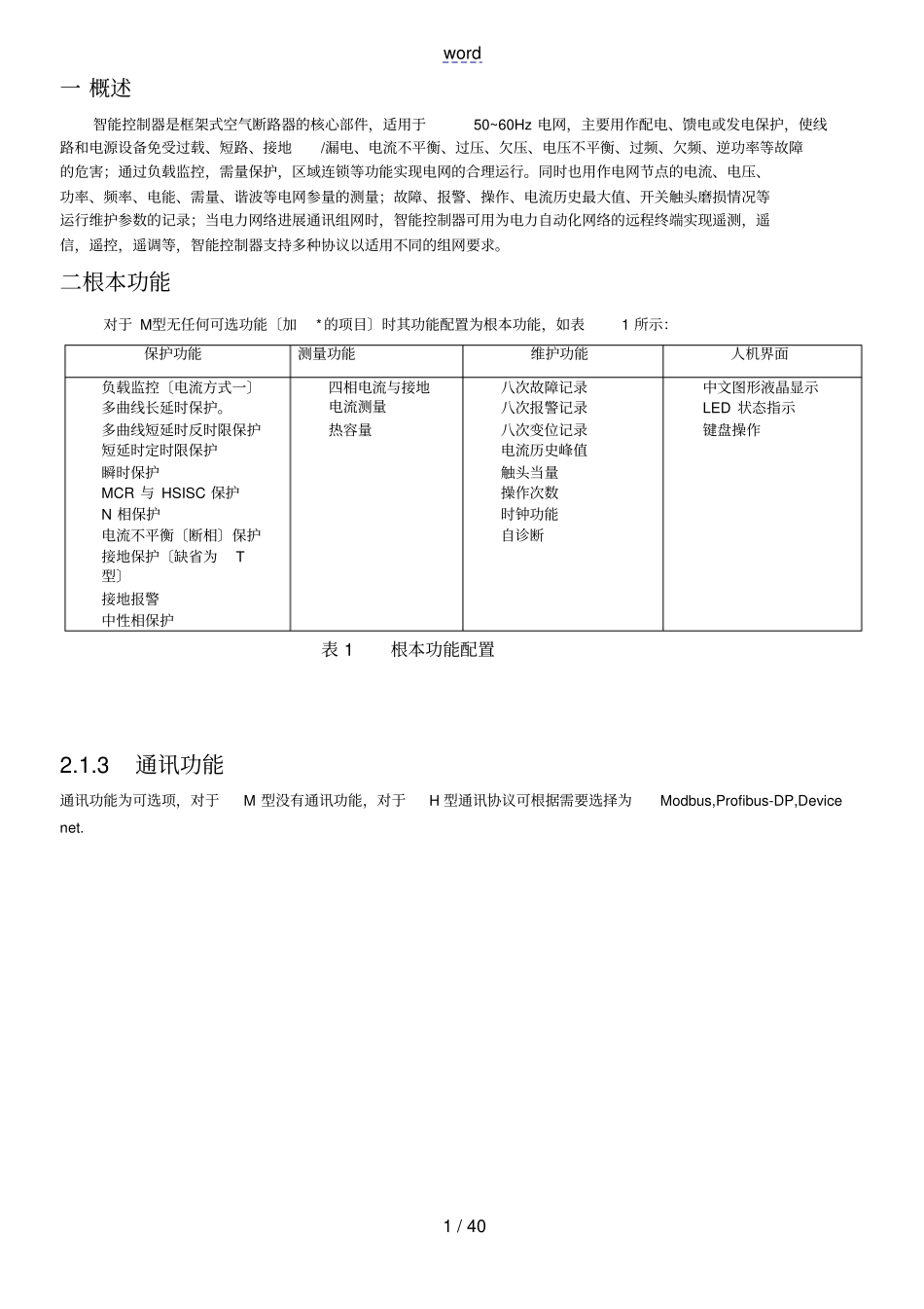智能控制器使用手册簿_第1页