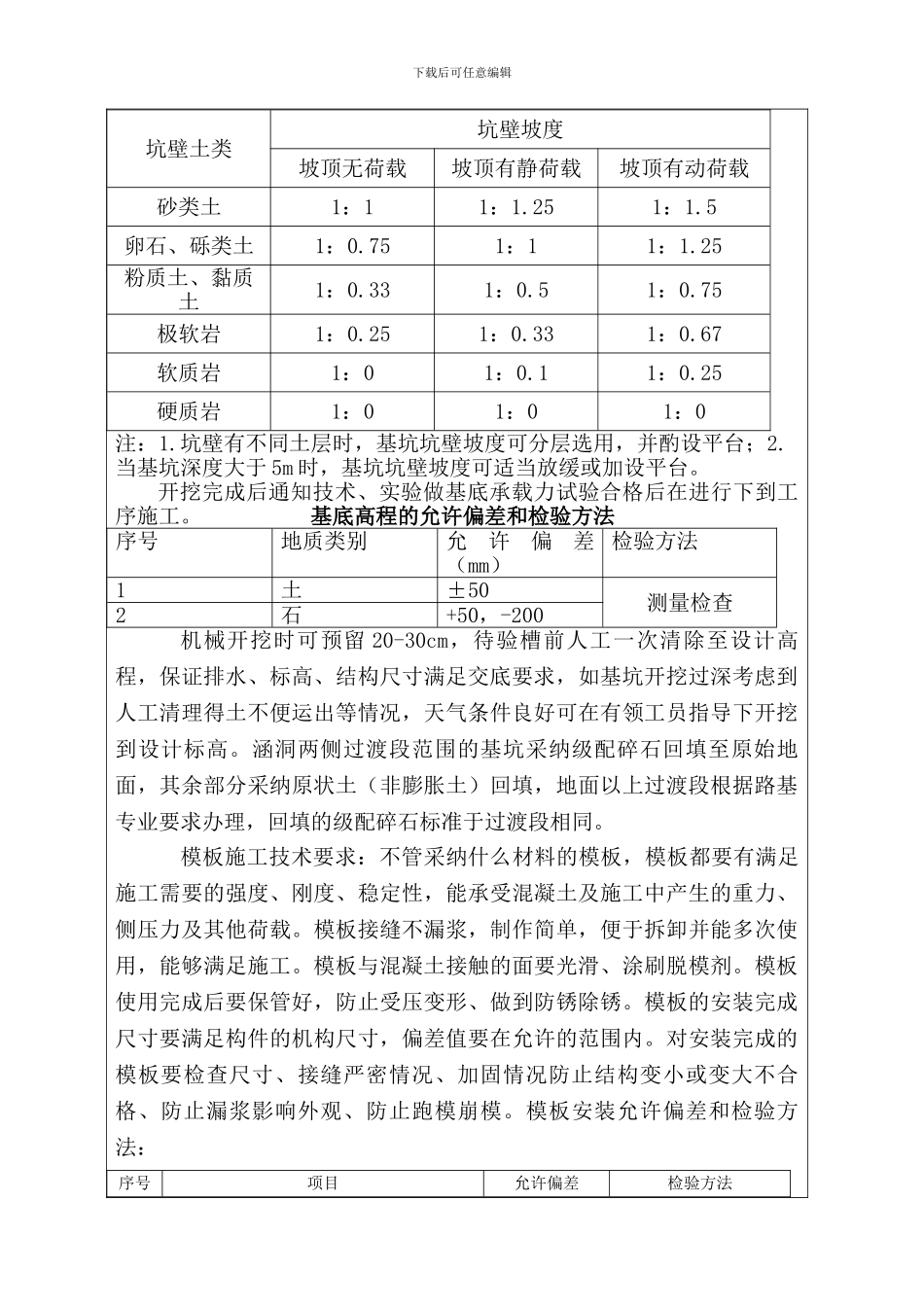 27涵洞基础施工技术交底_第2页
