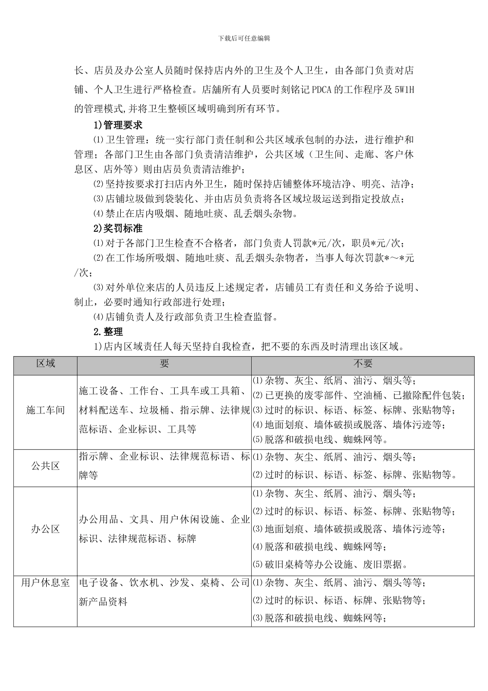 2、维修店面卫生管理制度_第2页