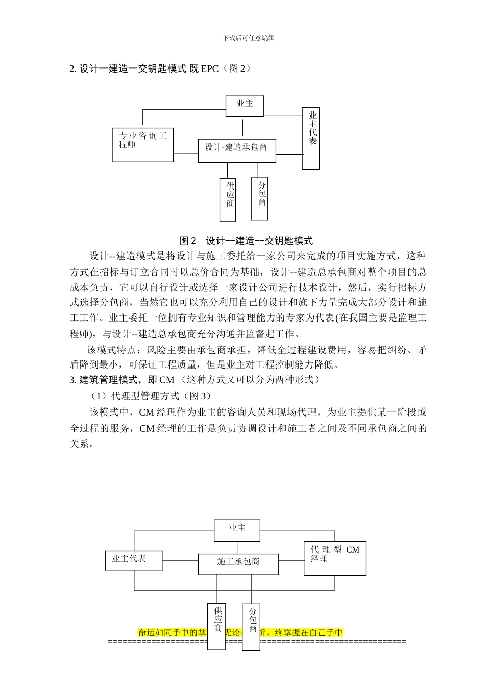3.常见工程项目管理模式的简单介绍分析_第2页