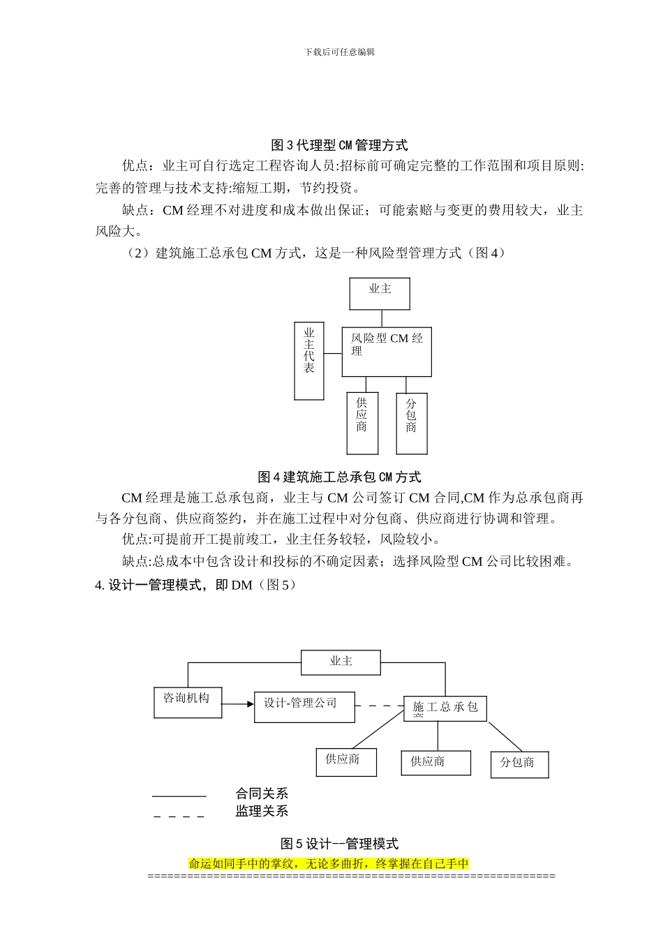 3.常见工程项目管理模式的简单介绍分析_第3页