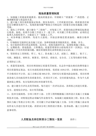 4、施工现场质量管理检查记录