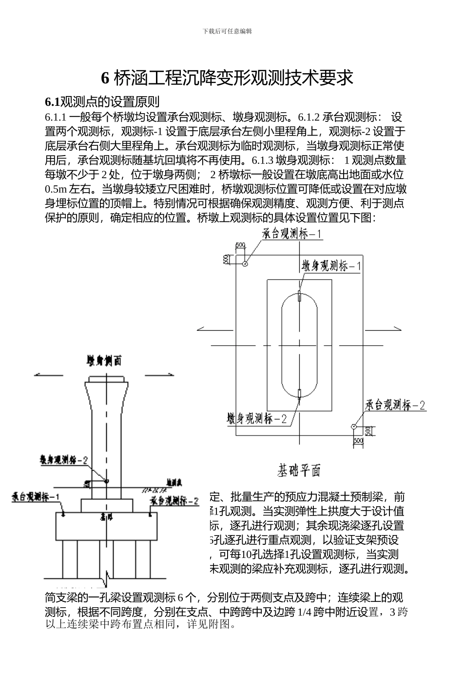 6-桥涵工程沉降变形观测技术要求_第1页