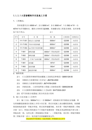 7.大型储罐制安施工方案