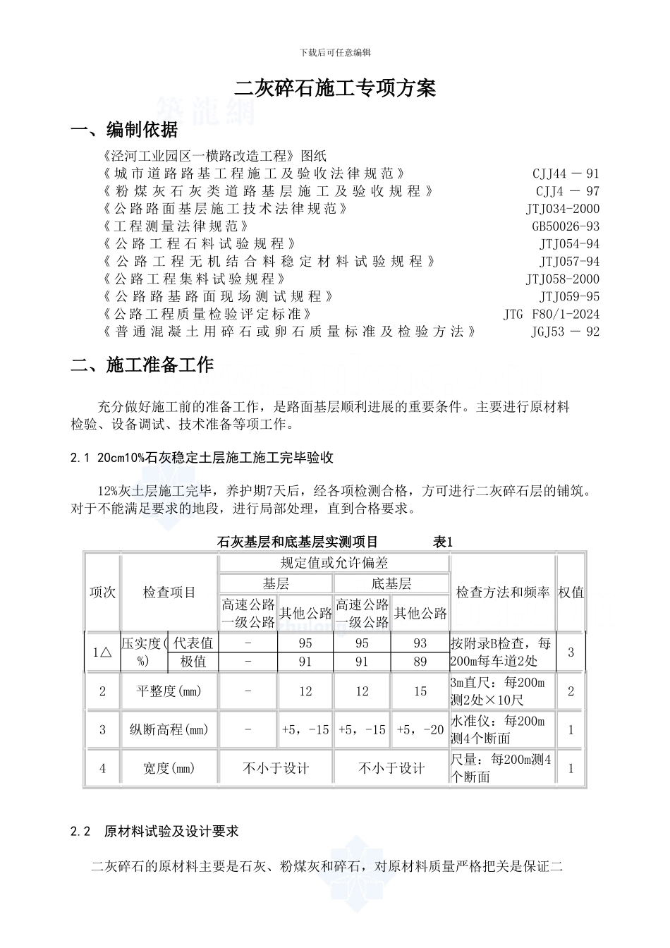@二灰碎石施工专项方案@@@_第1页