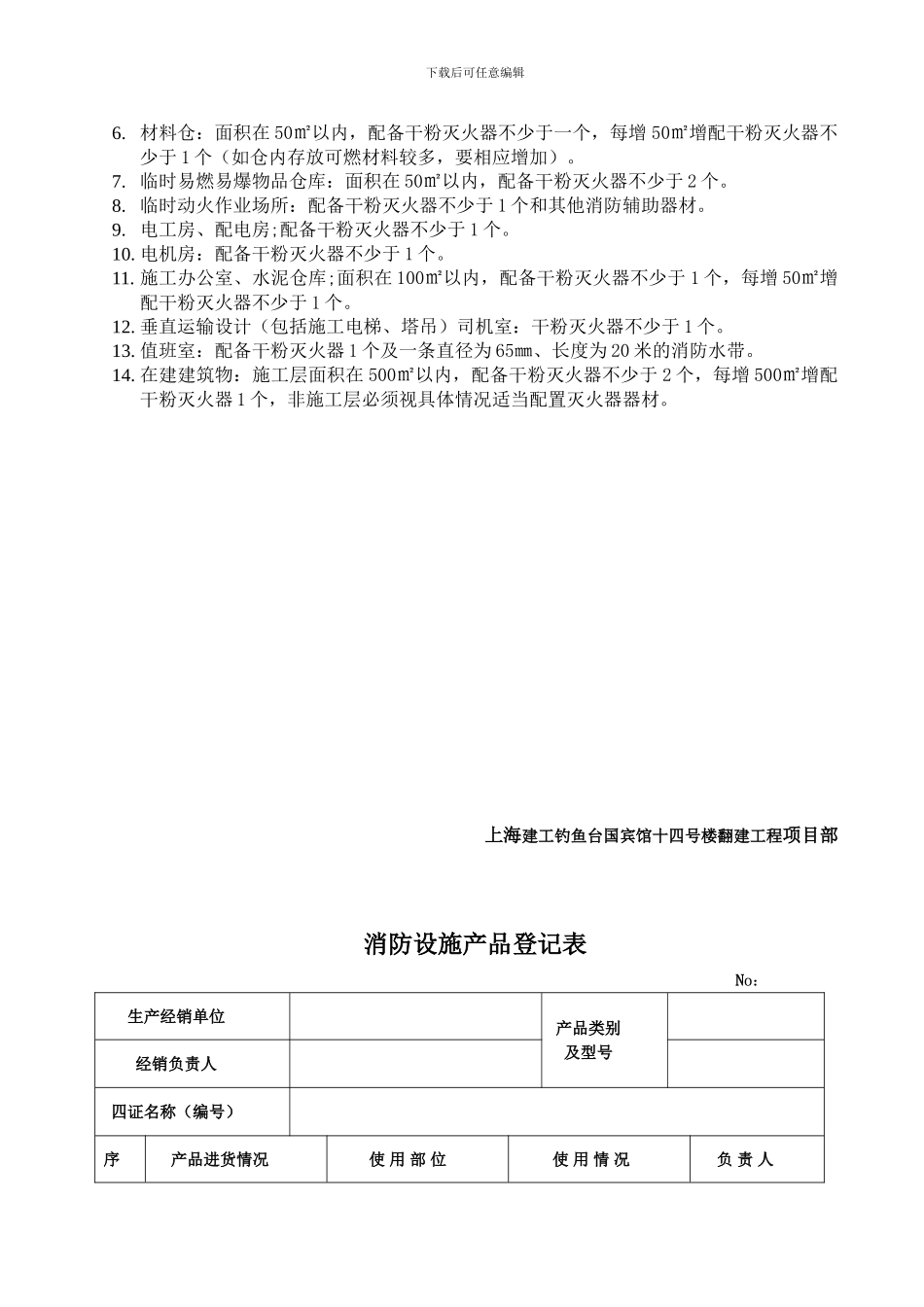 aq-c10-施工现场消防器材配置标准资料_第2页
