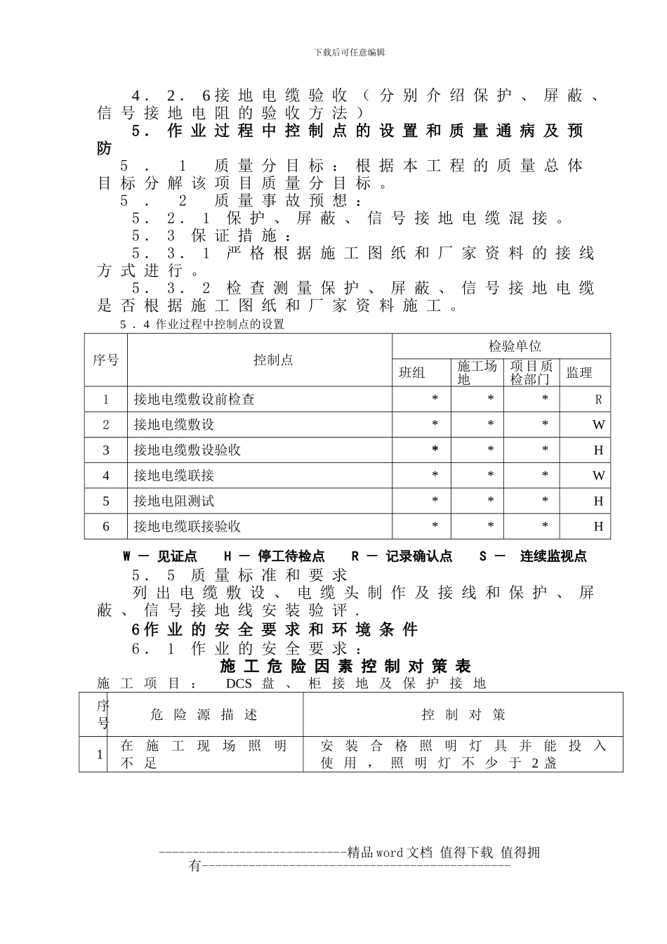 DCS盘、柜接地及保护接地施工作业指导书_第3页