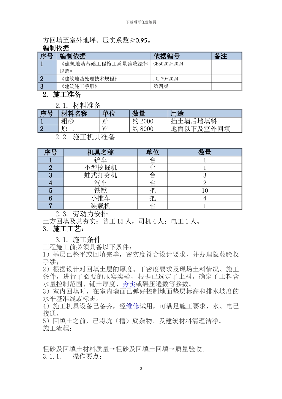 C区会所基础土方回填施工方案_第3页
