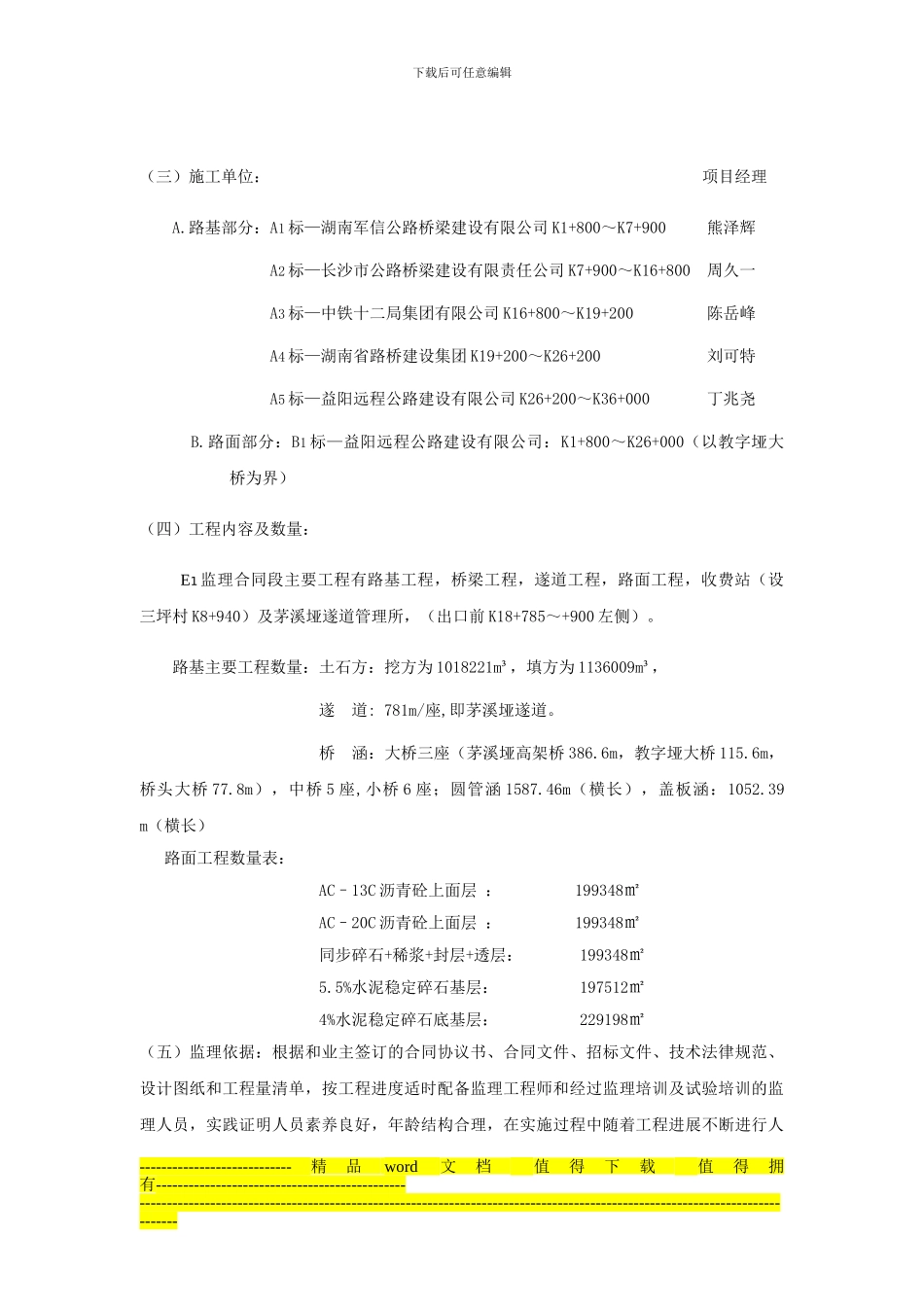 E1公路工程监理工作报告_第3页