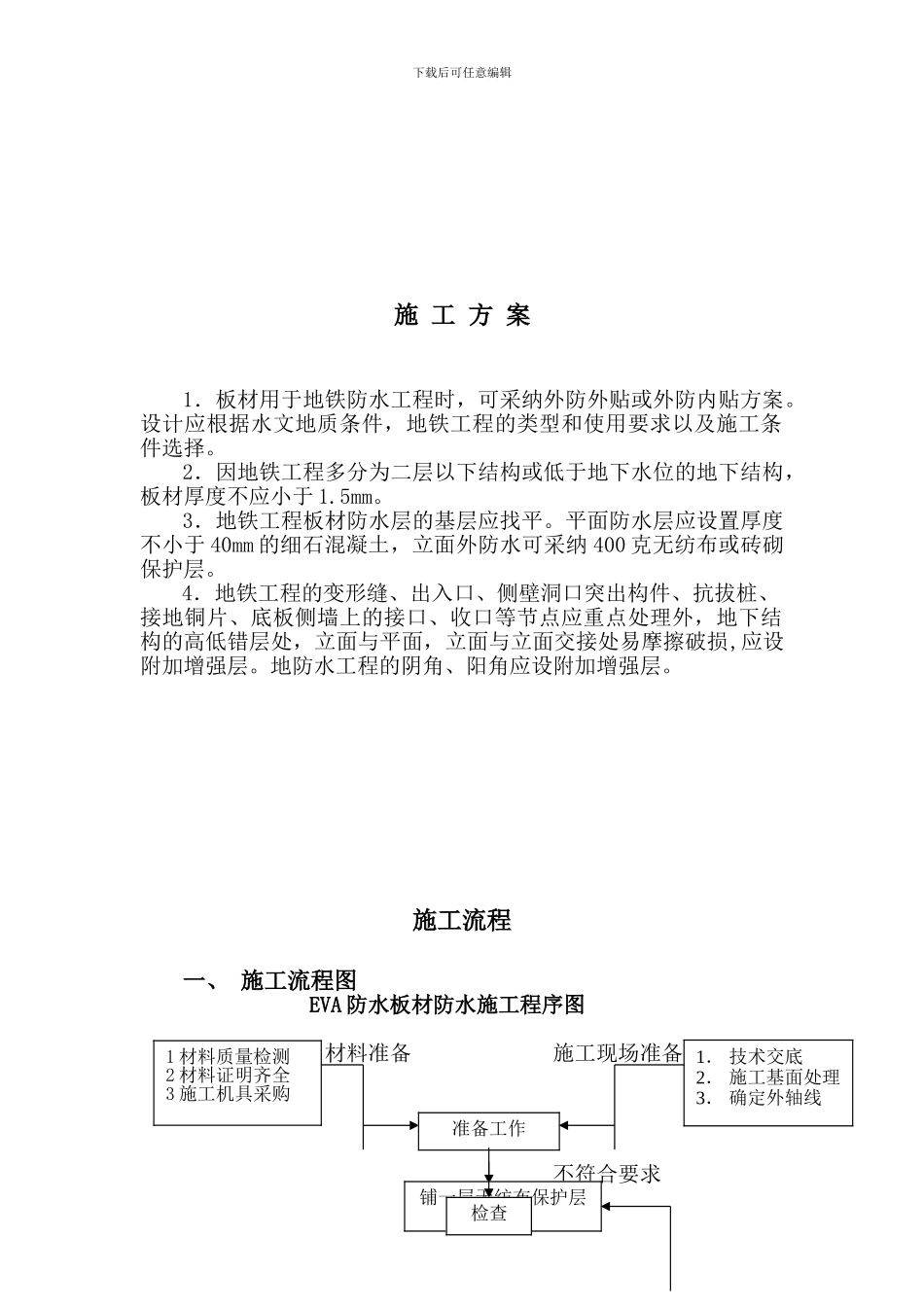 EVA防水板施工工艺及验收标准_第2页