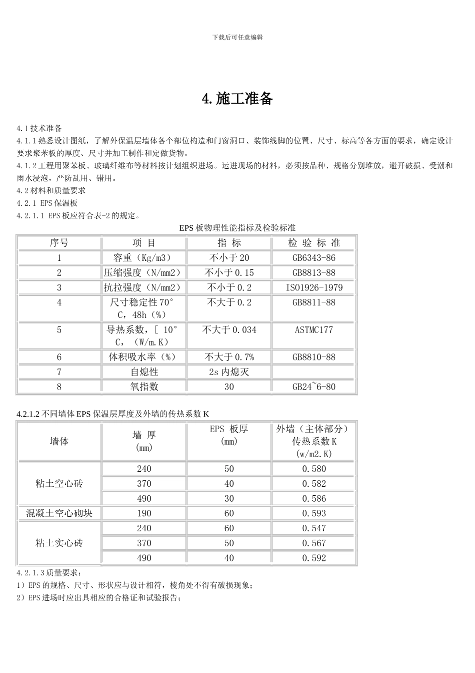 EPS外墙保温施工工艺标准_第2页