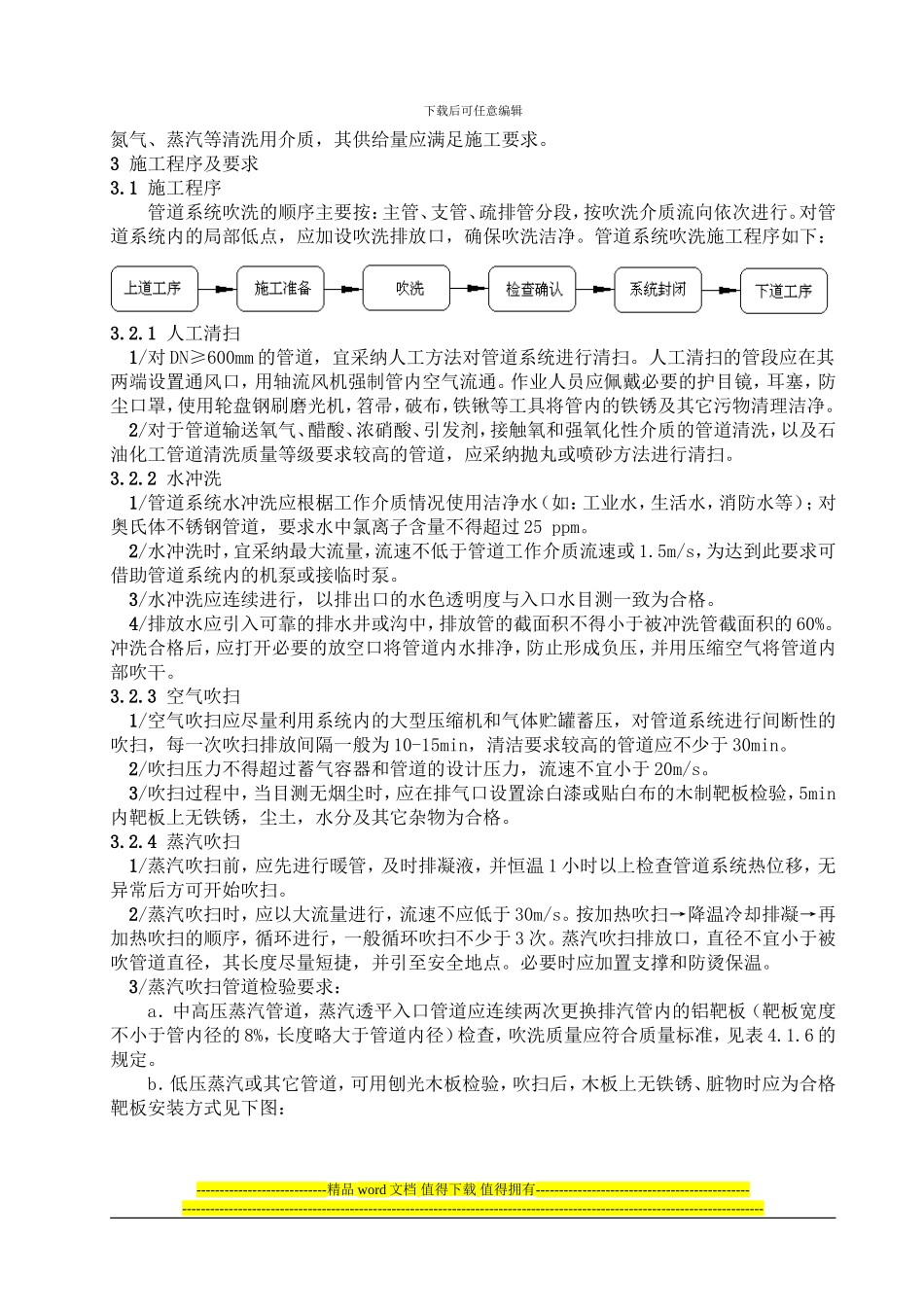 GY-09管道系统吹洗通用施工工艺_第3页