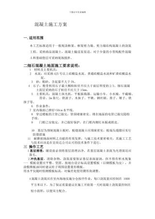 HD-系列耐磨材料混凝土施工2024