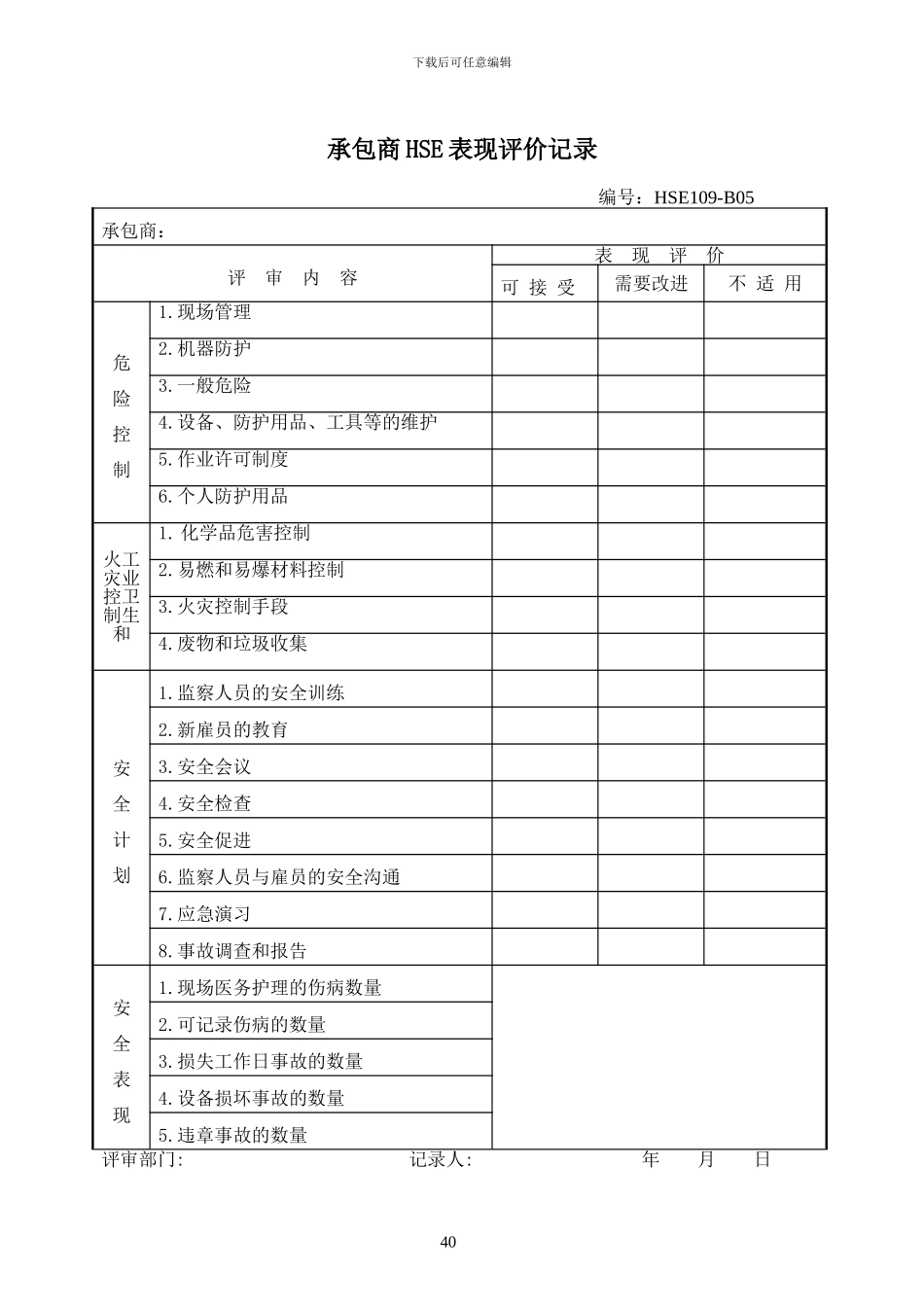 HES施工现场检查记录_第2页