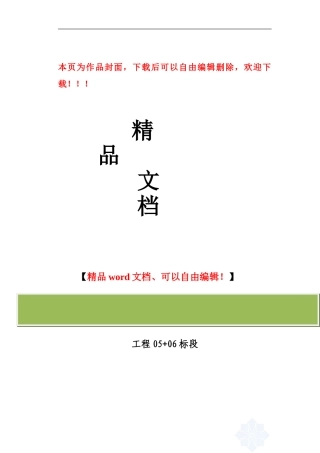 S301(05+06)老桥拆除专项安全施工方案