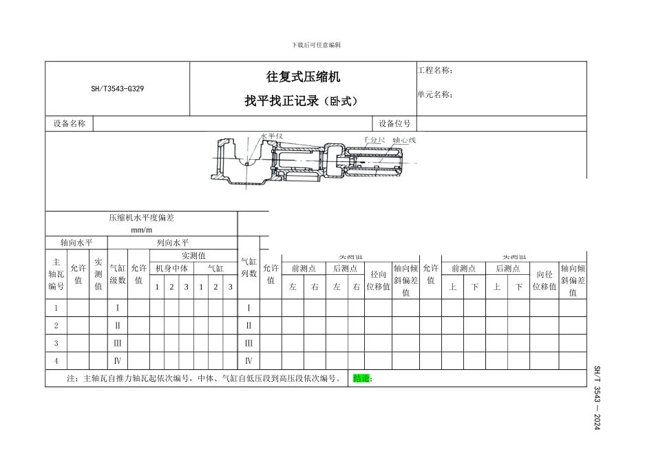 SH3543-2024石油化工建设工程项目施工过程技术文件规定附录C-设备用表_第1页