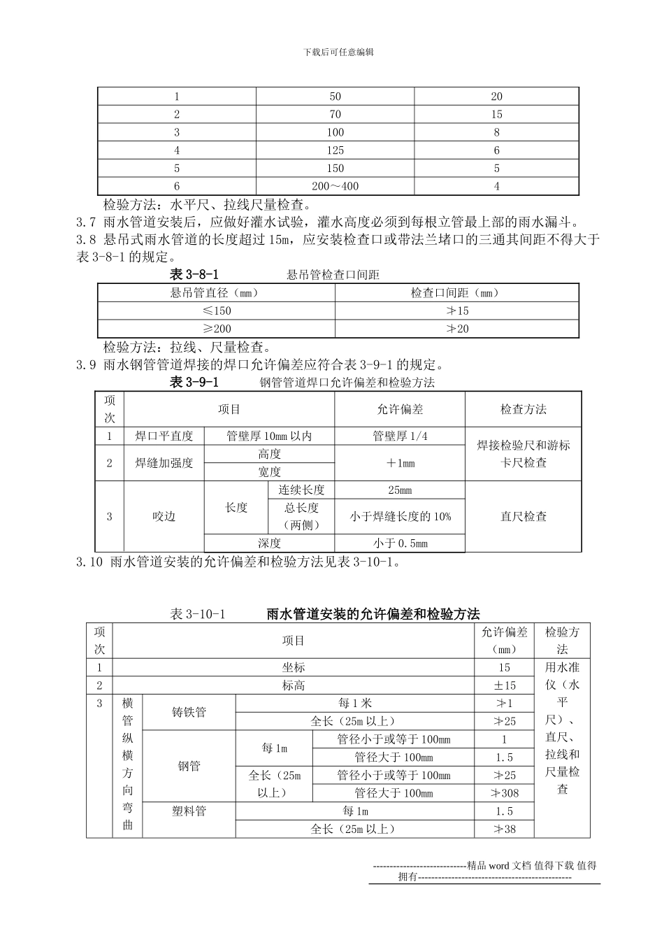 T6202-雨水管道及配件安装施工工艺标准_第3页