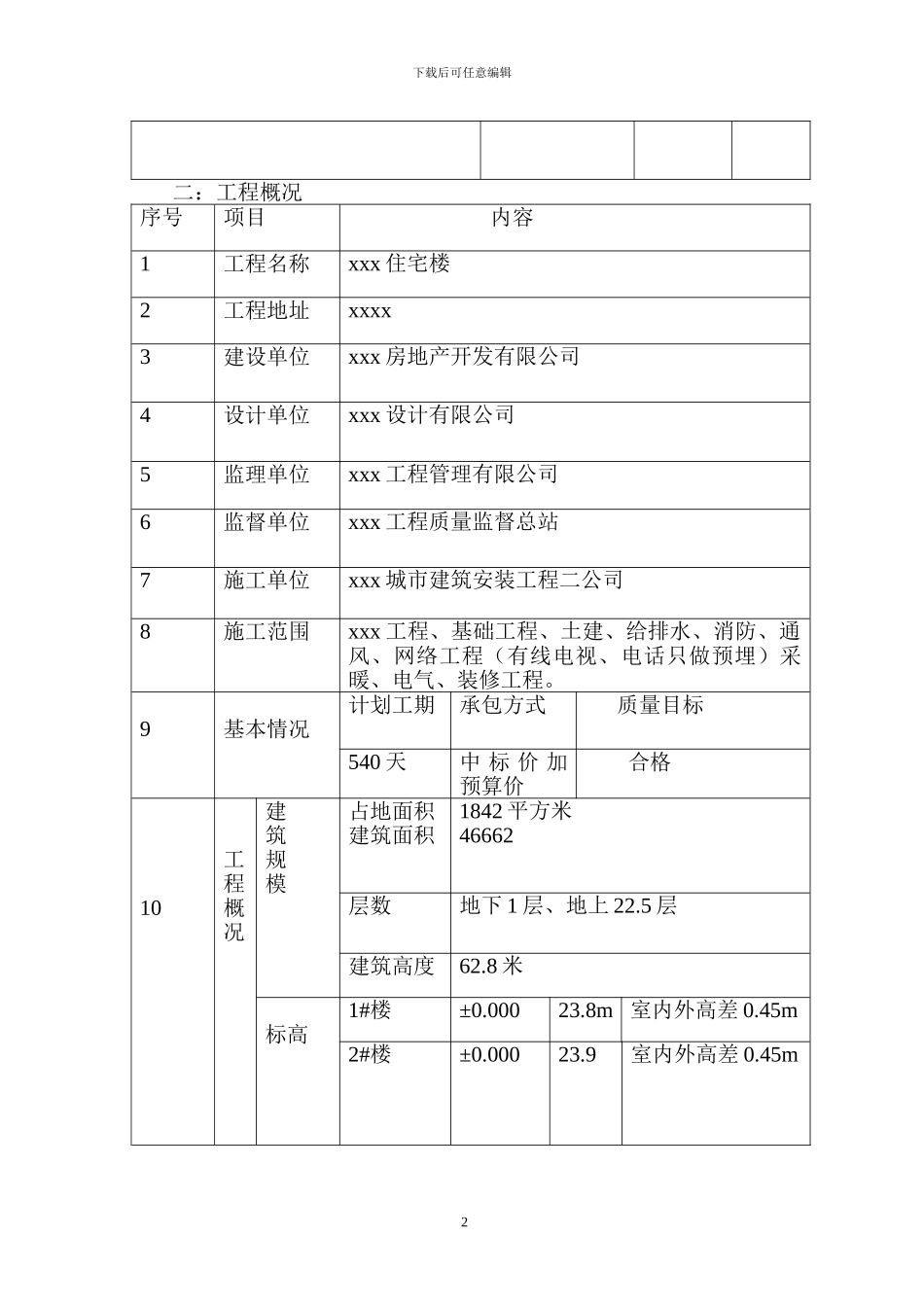 xxx住宅楼冬季施工方案_第2页
