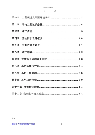 XXX工程土石方开挖专项施工方案