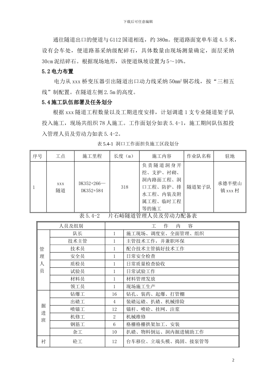 xxx隧道出洞施工方案_第2页