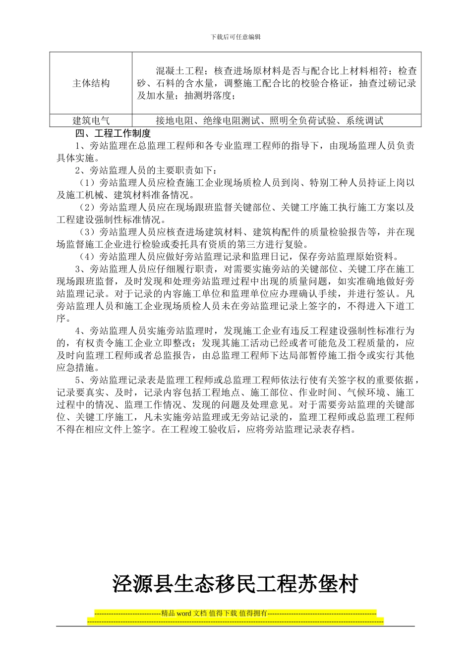 XX工程旁站监理方案_第2页