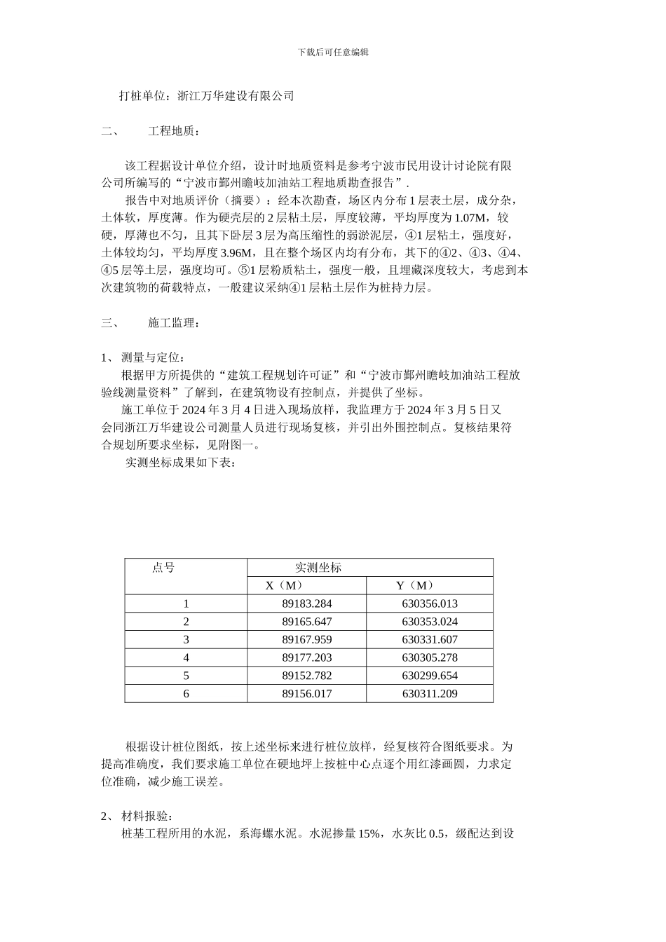 XX市XX加油站工程监理报告_第2页