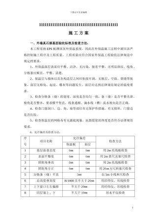 ××市××外墙真石漆施工方案