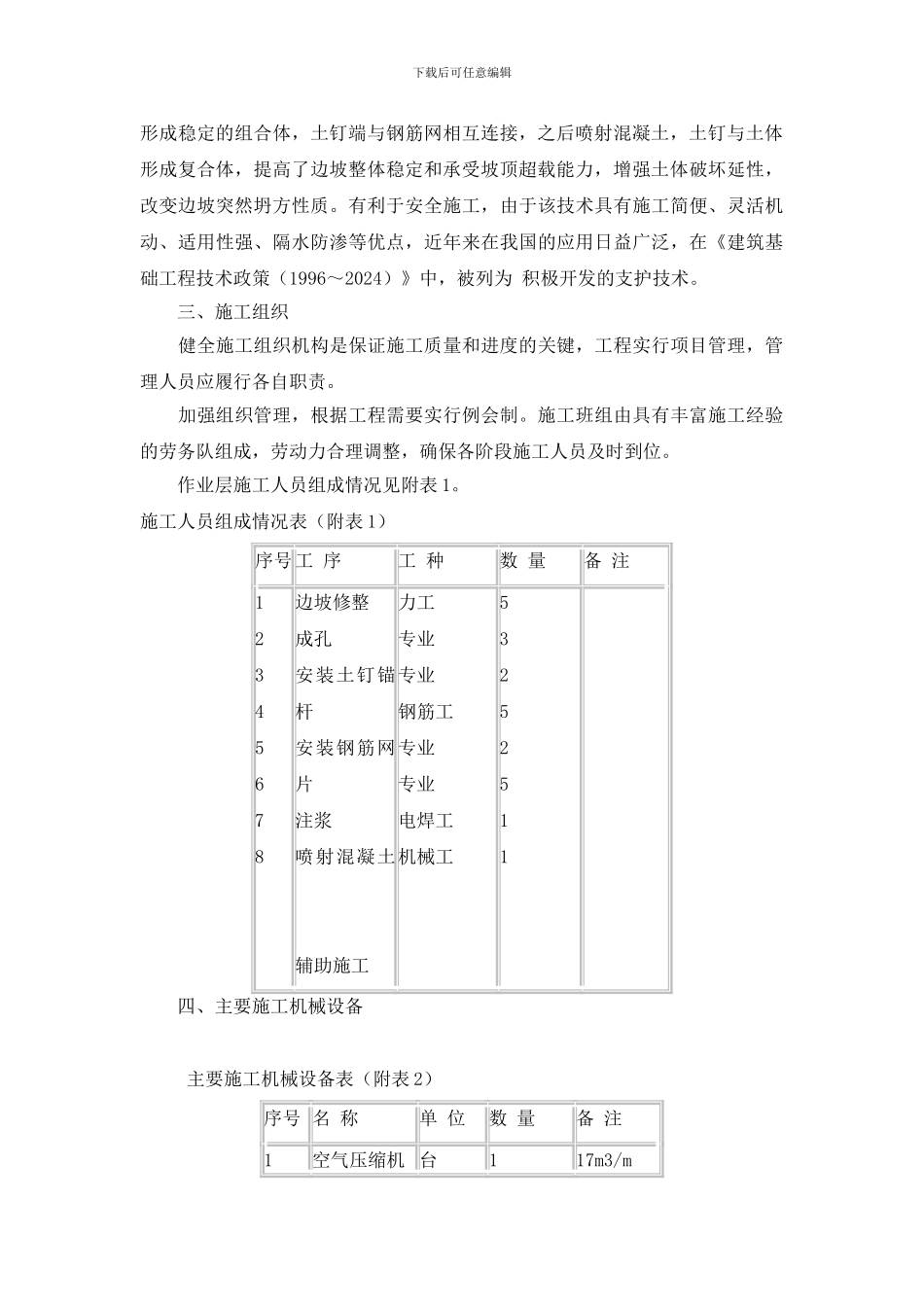 ×××基坑土钉墙支护施工方案_第2页