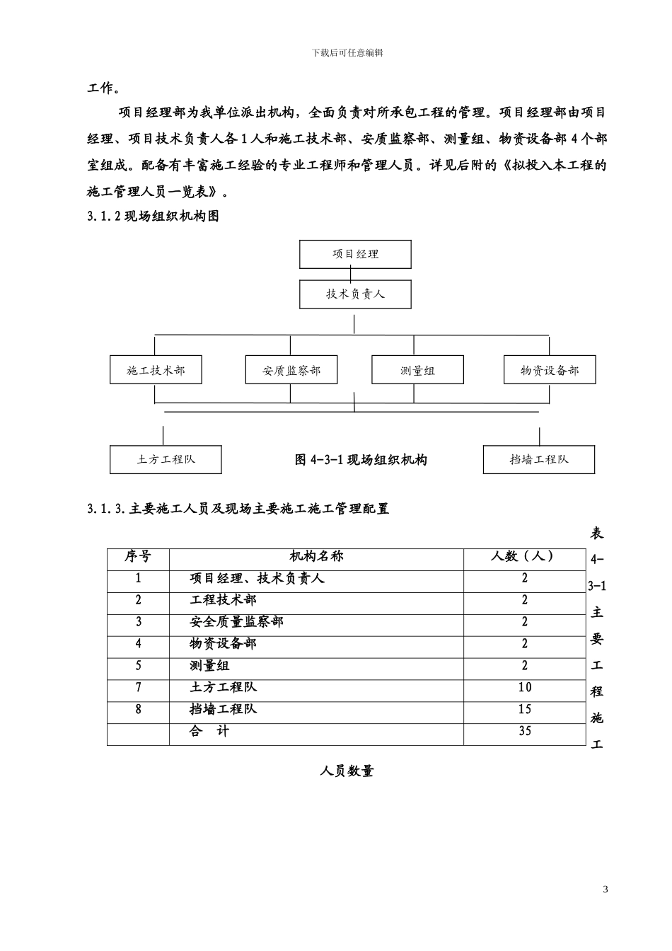 ”三通一平“施工组织设计_第3页