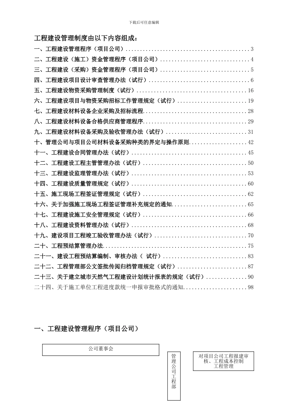 《XX燃气工程管理制度》_第2页