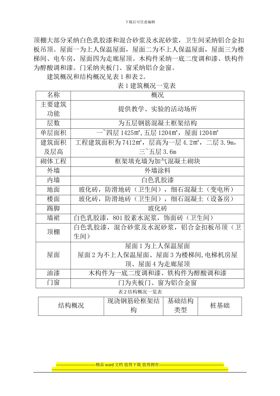 《土木工程施工技术》设计：某学院教学实验楼框架结构施工方案的编制任务书2024.04.28-_第2页