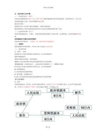 一建《建设工程法规》-解决建设工程纠纷法律制度