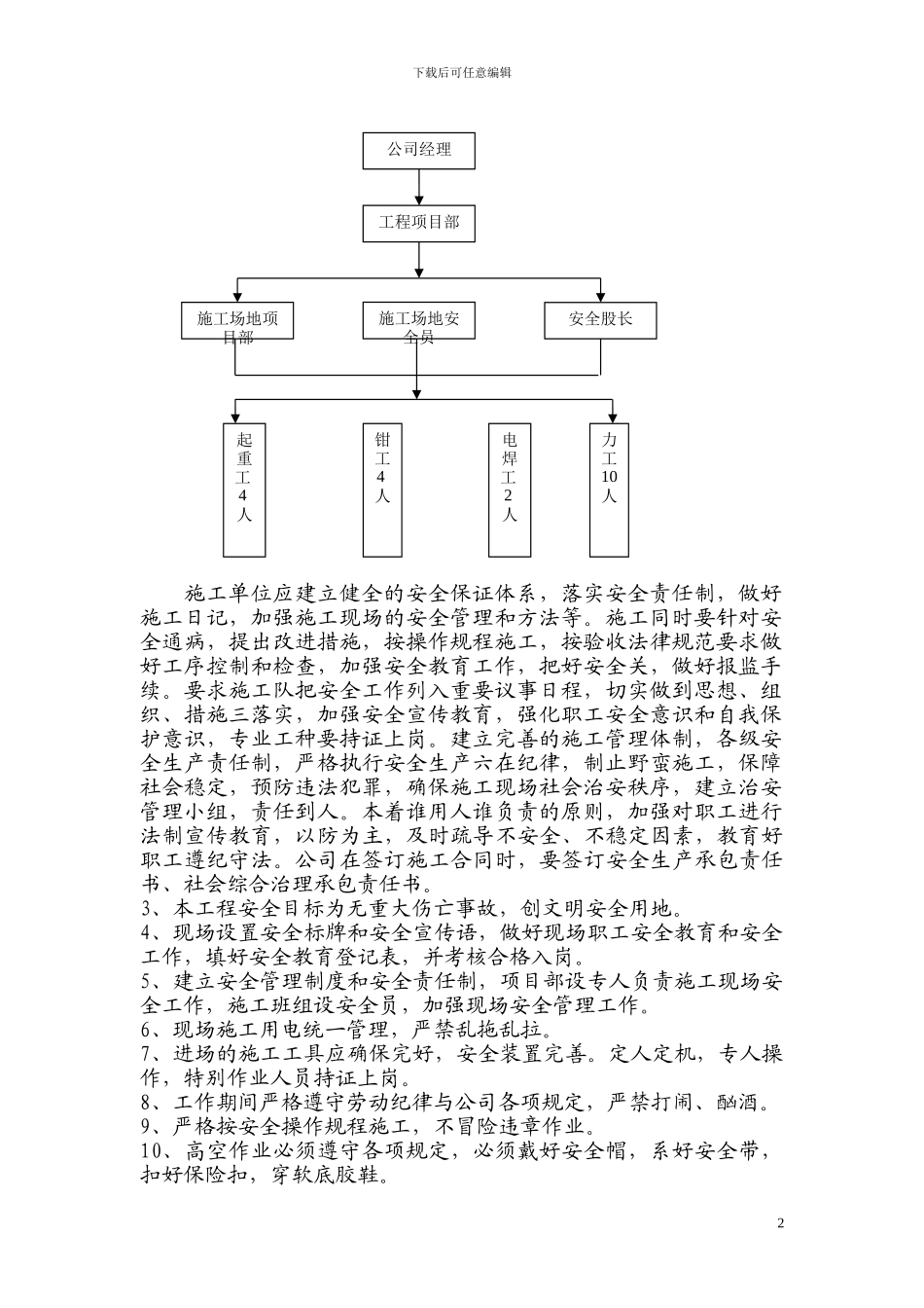 一重炼钢分厂上料系统土建安全施工方案_第2页